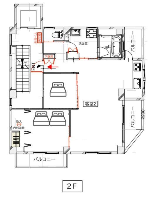 Suite Room Paypayヤフオクドーム Darinホークス通り2F Fukuoka  Ngoại thất bức ảnh